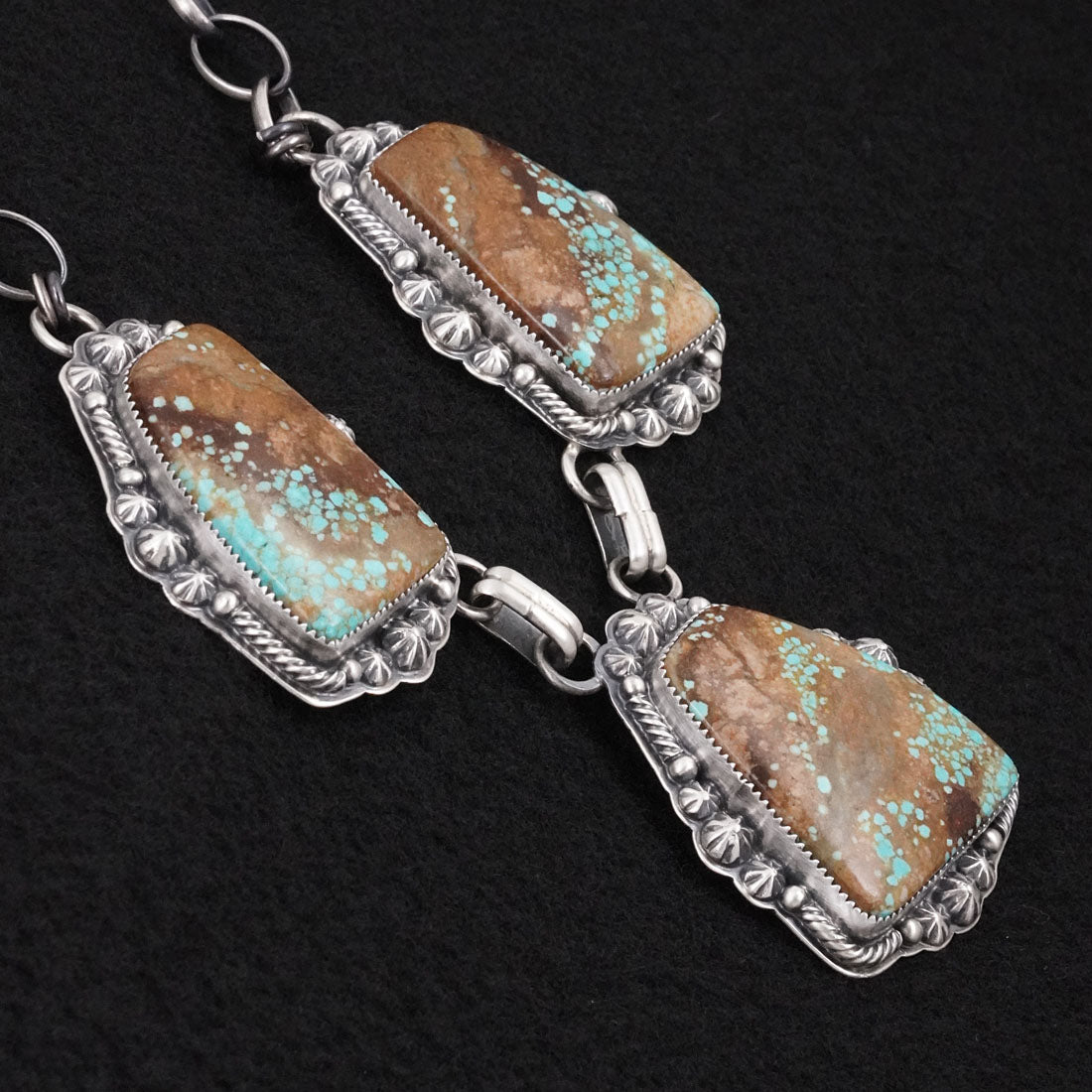 Randy Boyd Turquoise & Sterling Silver Necklace Set