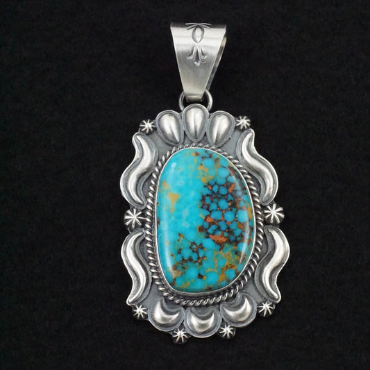 Raymond Delgarito Turquoise & Sterling Silver Pendant