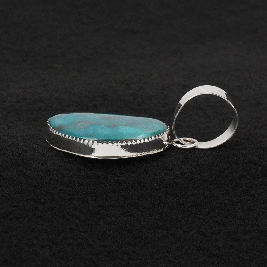 Leslie Nez Turquoise & Sterling Silver Pendant