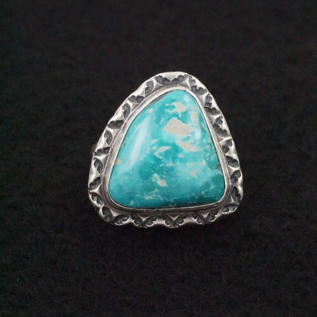 Randy Boyd Turquoise & Sterling Silver Ring Size 8.5