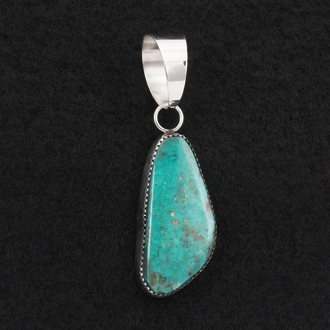 Leslie Nez Turquoise & Sterling Silver Pendant