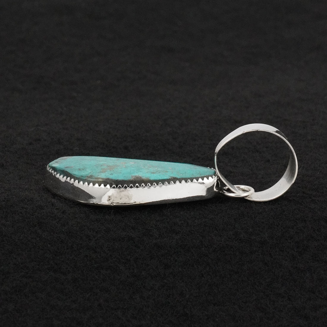 Leslie Nez Turquoise & Sterling Silver Pendant