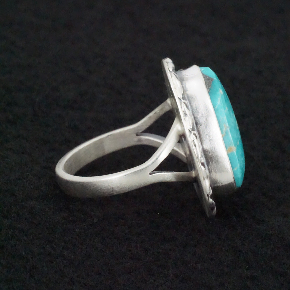 Randy Boyd Turquoise & Sterling Silver Ring Size 8.5