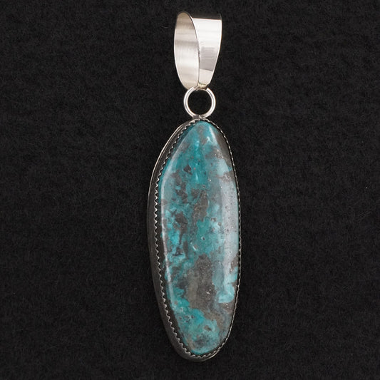 Leslie Nez Turquoise & Sterling Silver Pendant