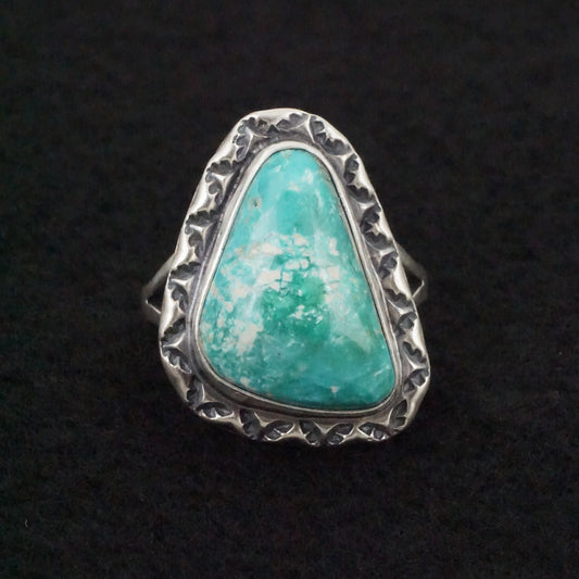 Randy Boyd Turquoise & Sterling Silver Ring Size 8.5