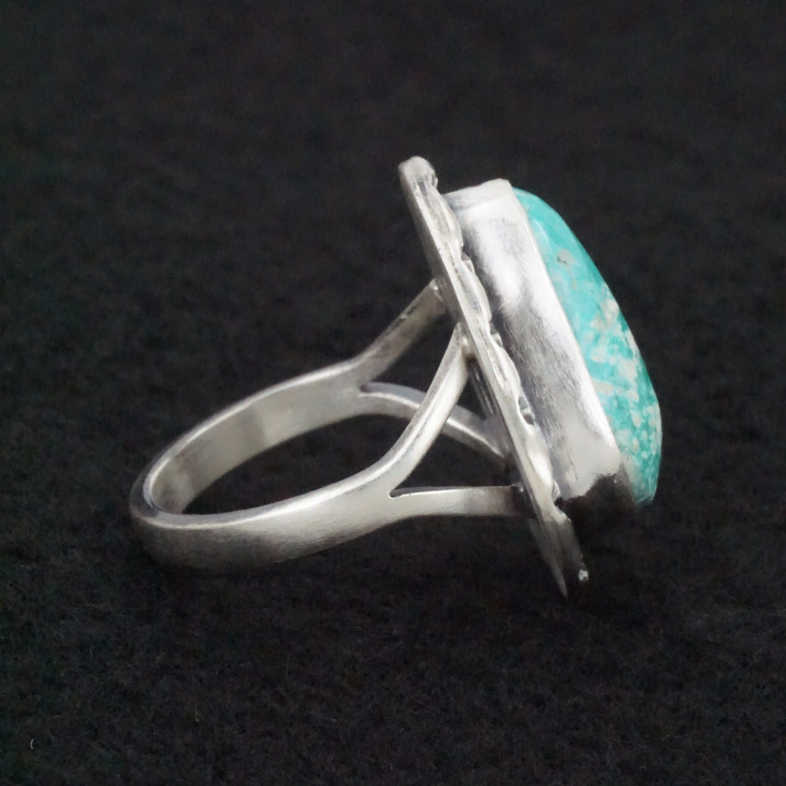 Randy Boyd Turquoise & Sterling Silver Ring Size 8.5