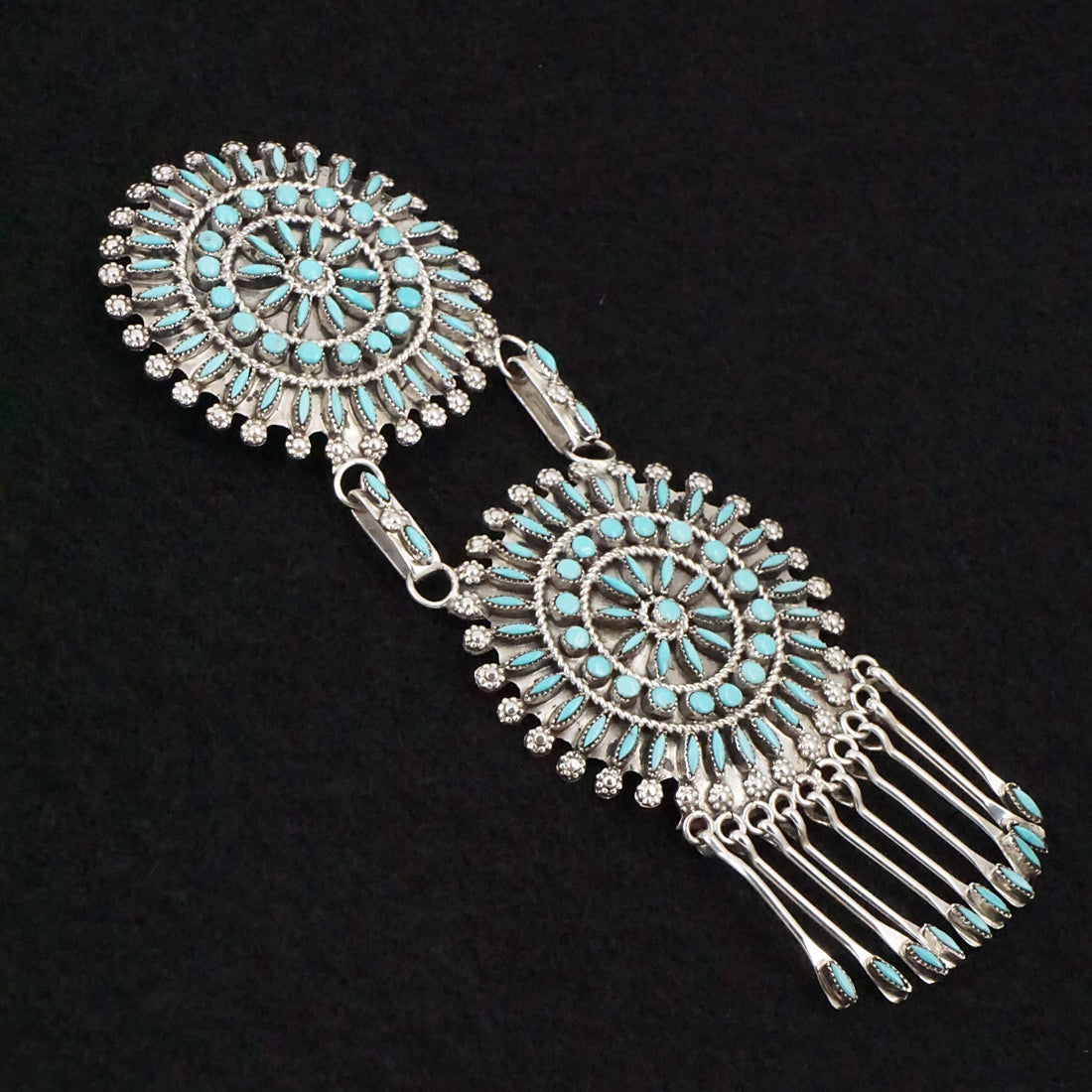 Merlinda Chavez Turquoise & Sterling Silver Pin/Pendant