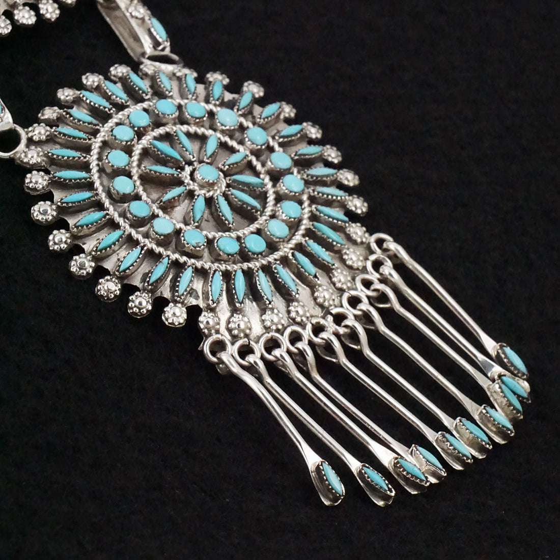 Merlinda Chavez Turquoise & Sterling Silver Pin/Pendant