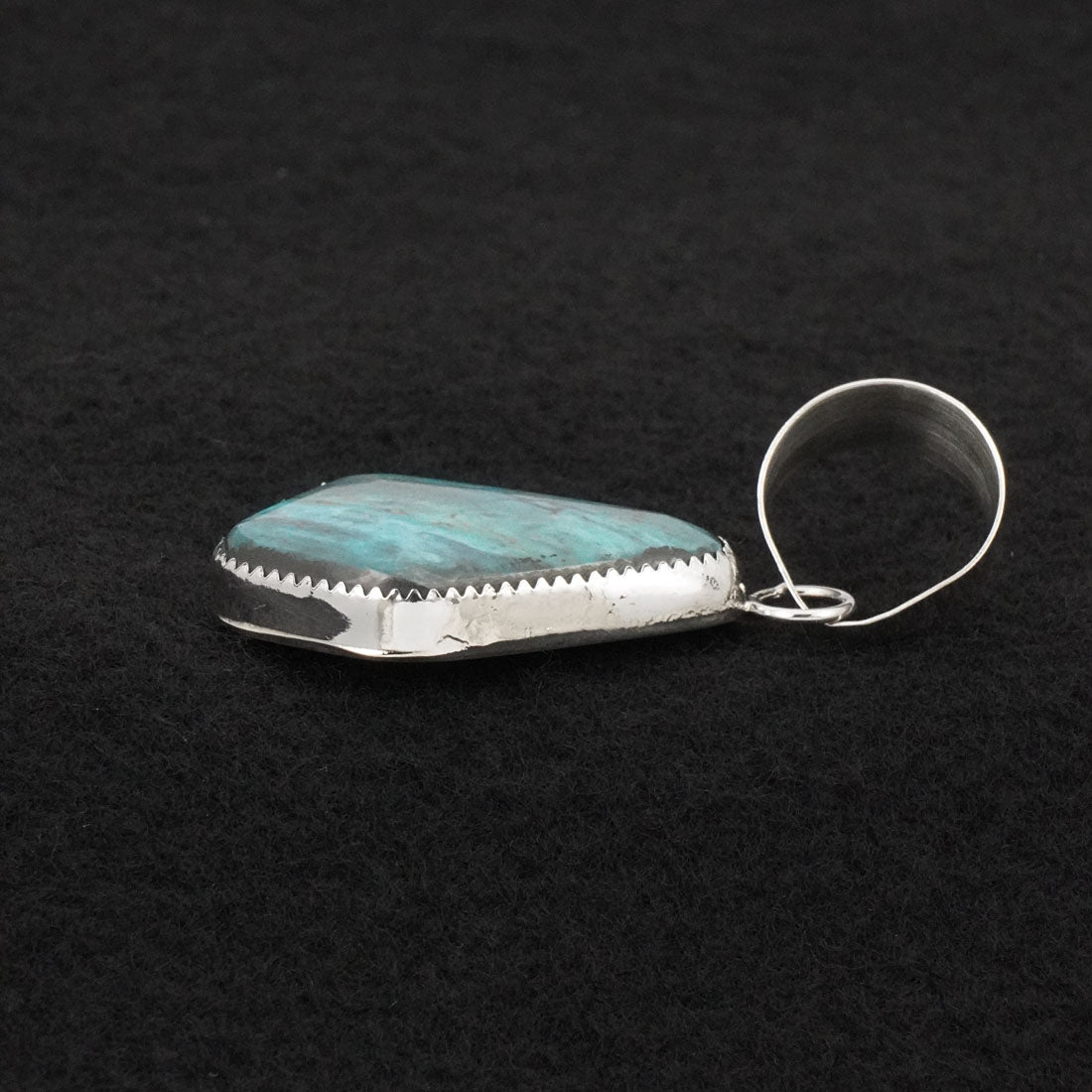 Leslie Nez Turquoise & Sterling Silver Pendant