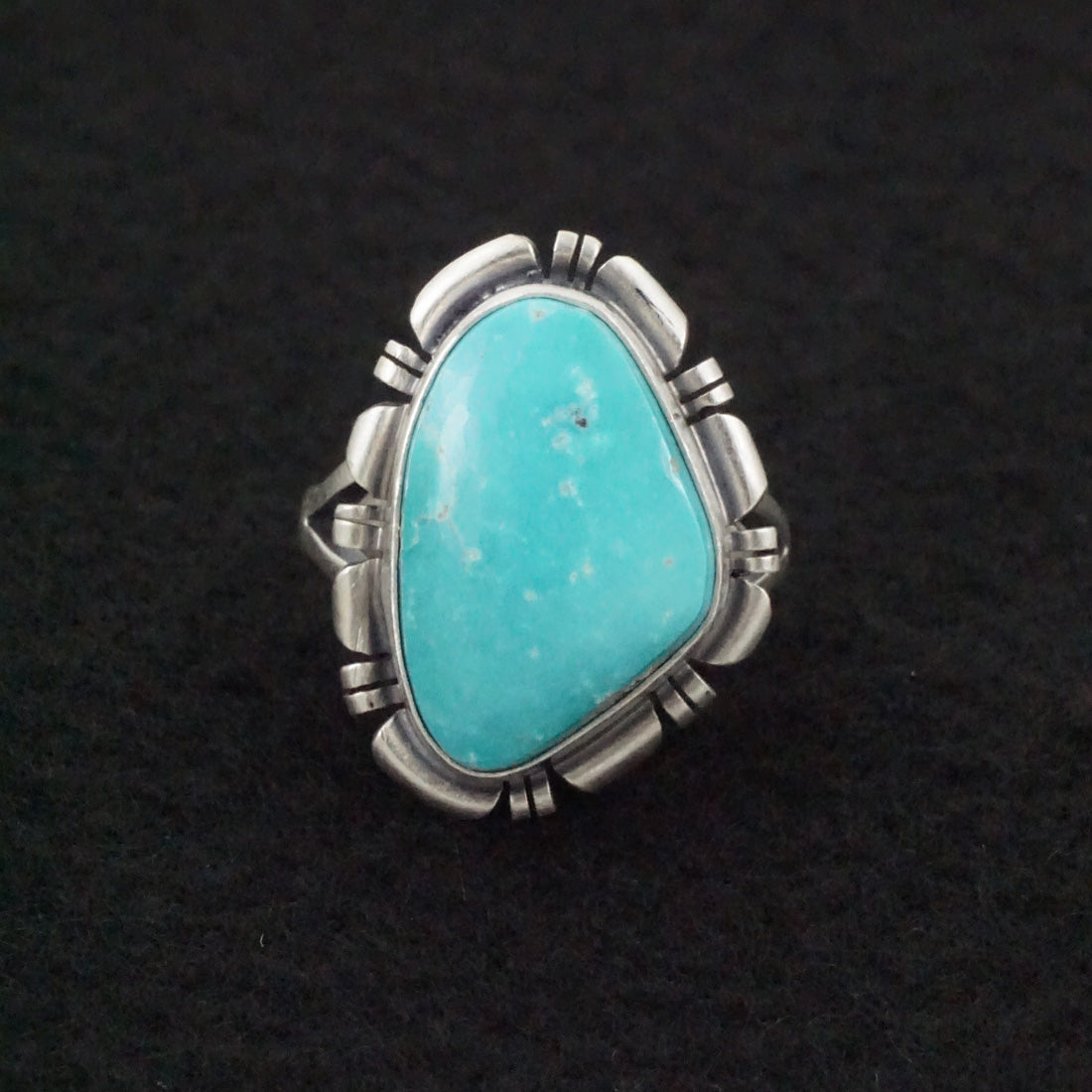 Randy Boyd Turquoise & Sterling Silver Ring Size 7.5