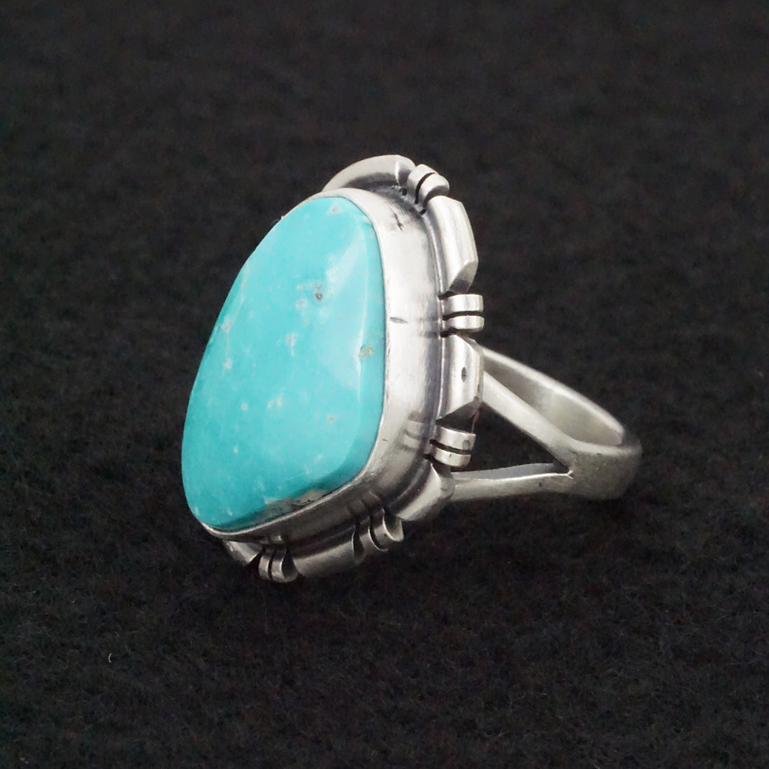 Randy Boyd Turquoise & Sterling Silver Ring Size 7.5