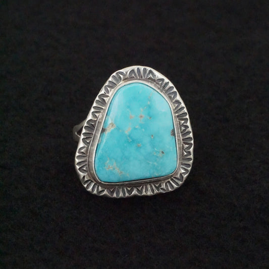 Randy Boyd Turquoise & Sterling Silver Ring Size 7.5