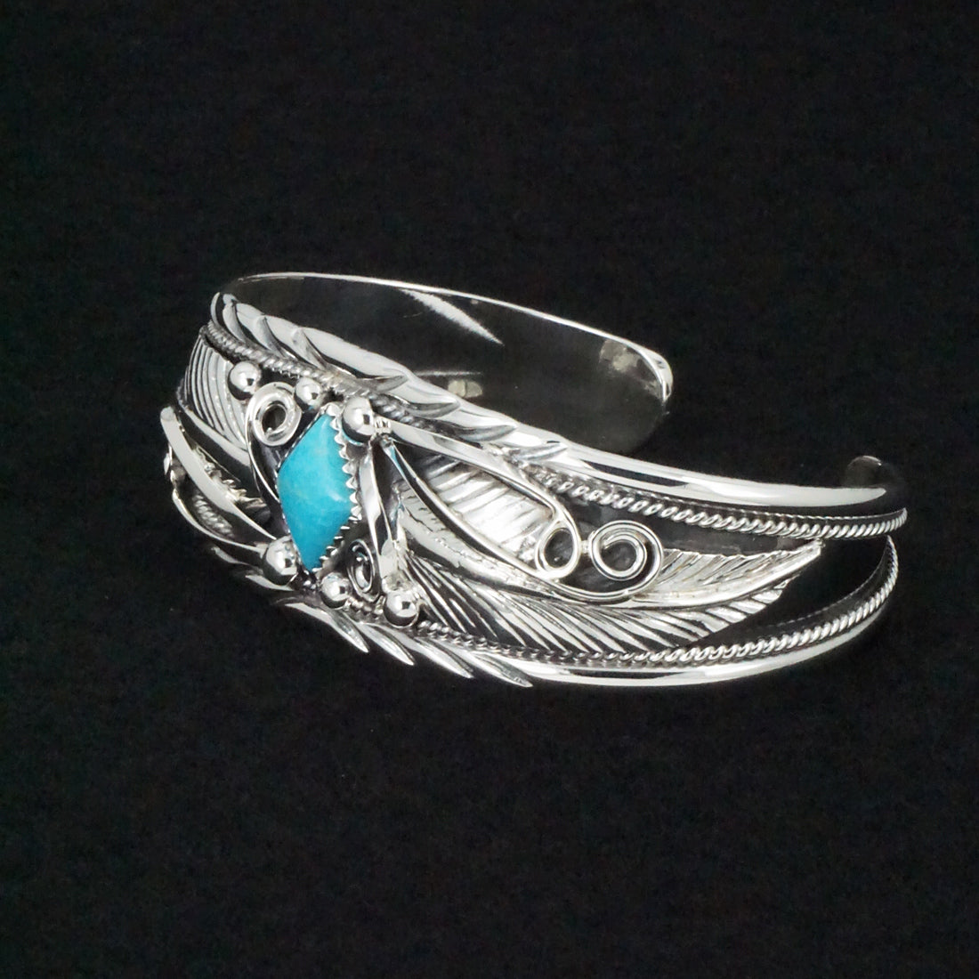 Davey Morgan Turquoise & Sterling Silver Bracelet