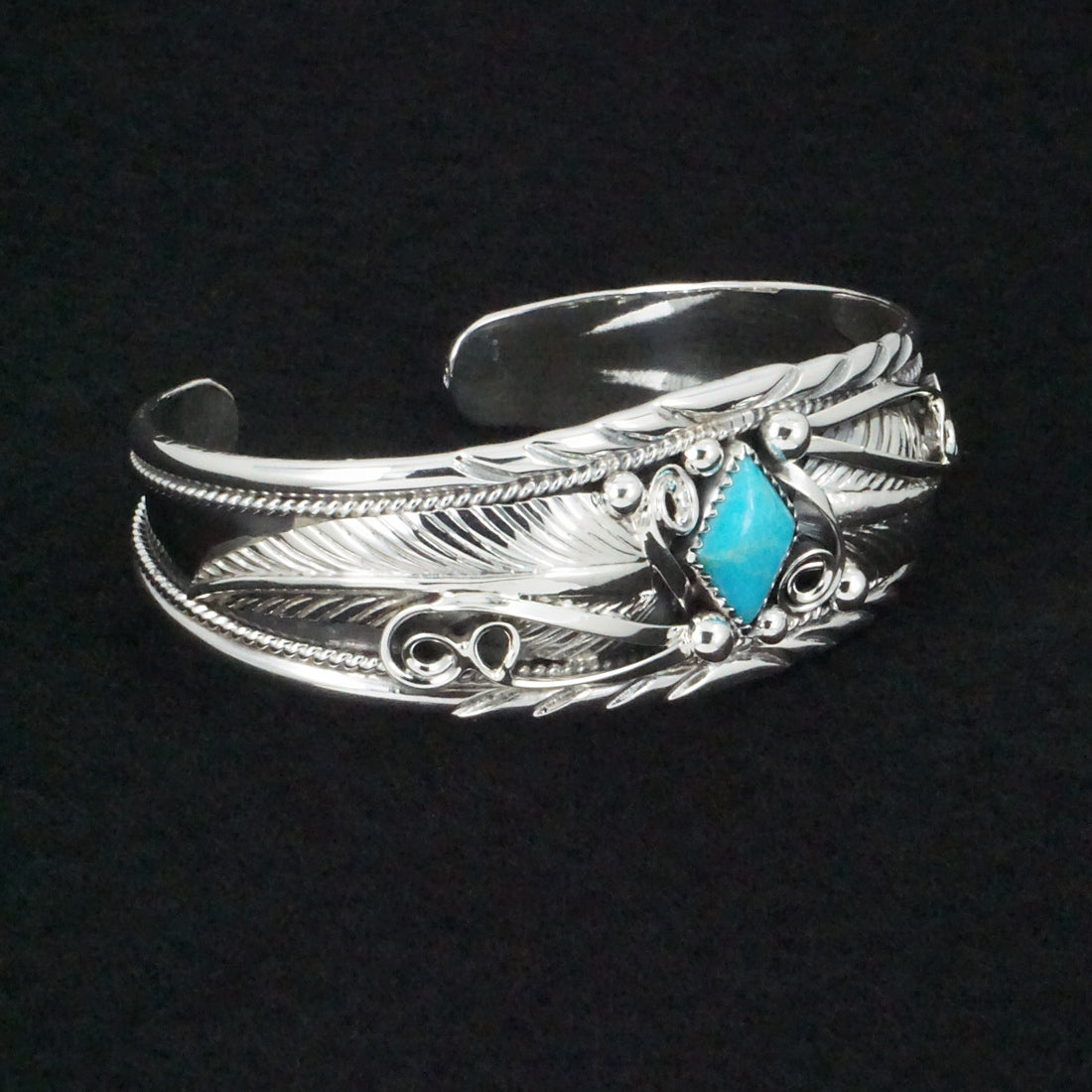 Davey Morgan Turquoise & Sterling Silver Bracelet