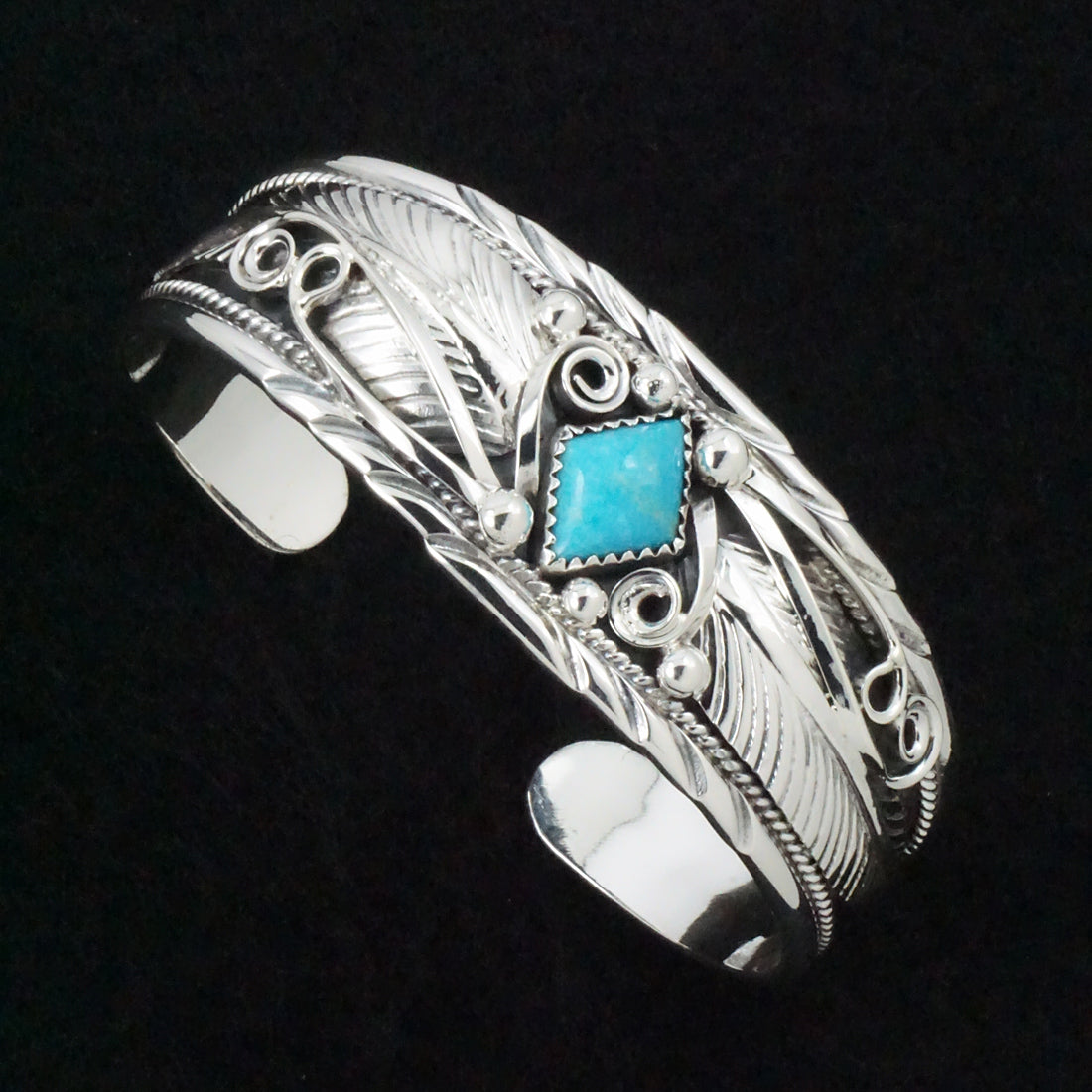 Davey Morgan Turquoise & Sterling Silver Bracelet