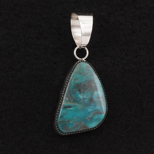 Leslie Nez Turquoise & Sterling Silver Pendant