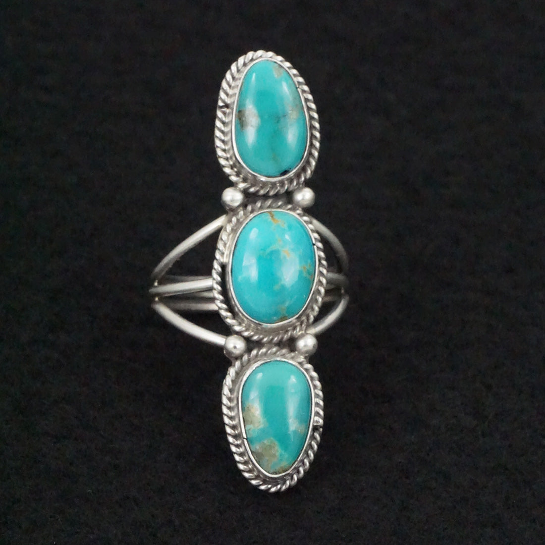 Rena Begay Turquoise & Sterling Silver Necklace & Ring Set