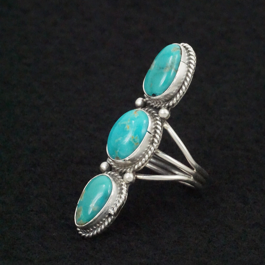 Rena Begay Turquoise & Sterling Silver Necklace & Ring Set