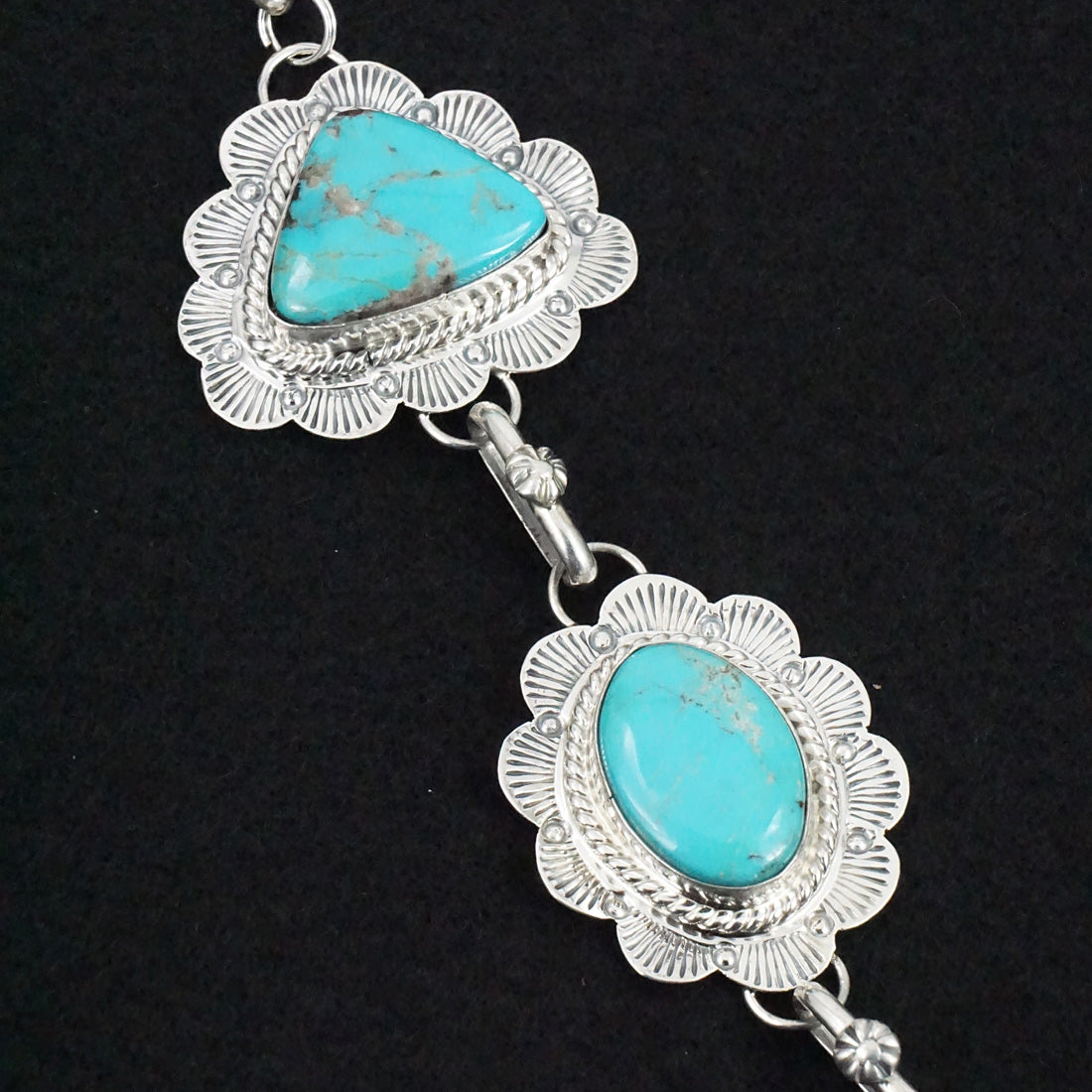 Vernon Johnson Turquoise & Sterling Silver Necklace