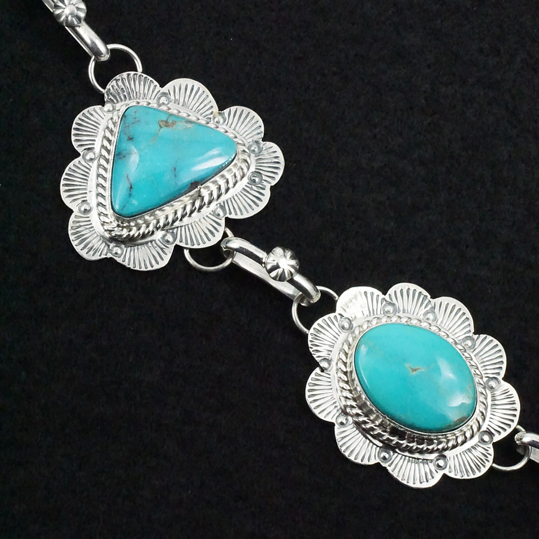 Vernon Johnson Turquoise & Sterling Silver Necklace