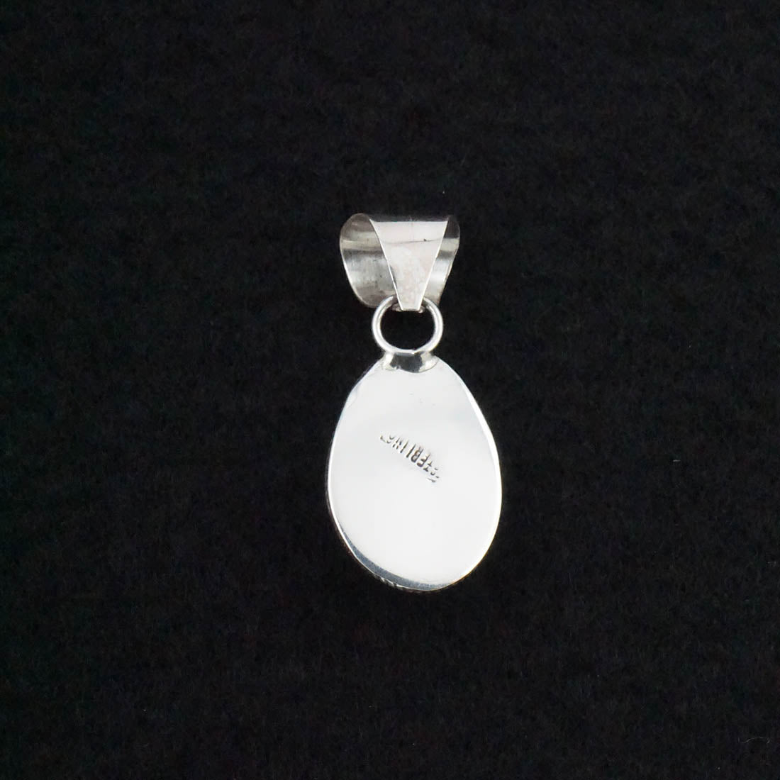 Ernest Hawthorne White Buffalo & Sterling Silver Pendant