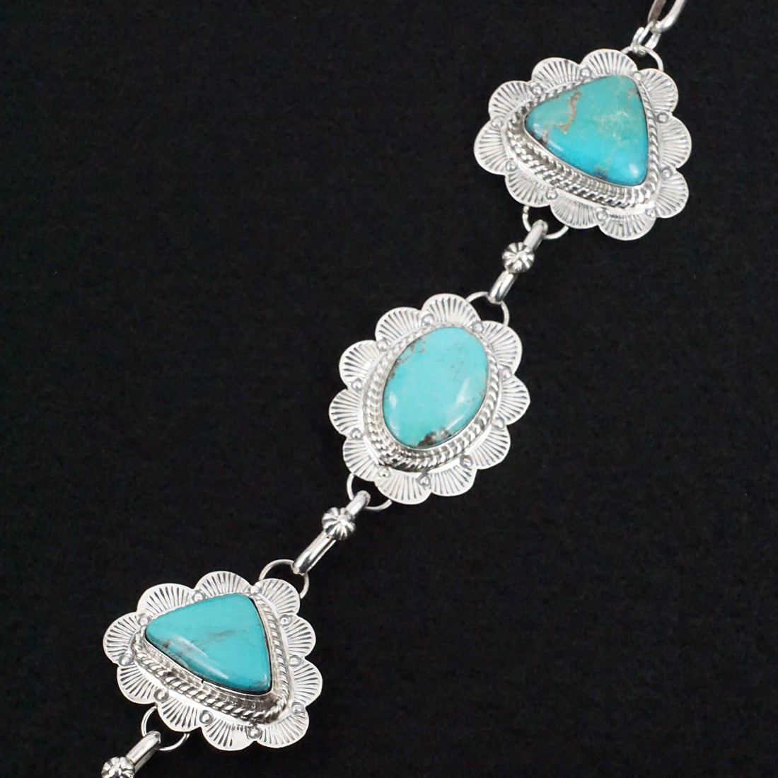 Vernon Johnson Turquoise & Sterling Silver Necklace