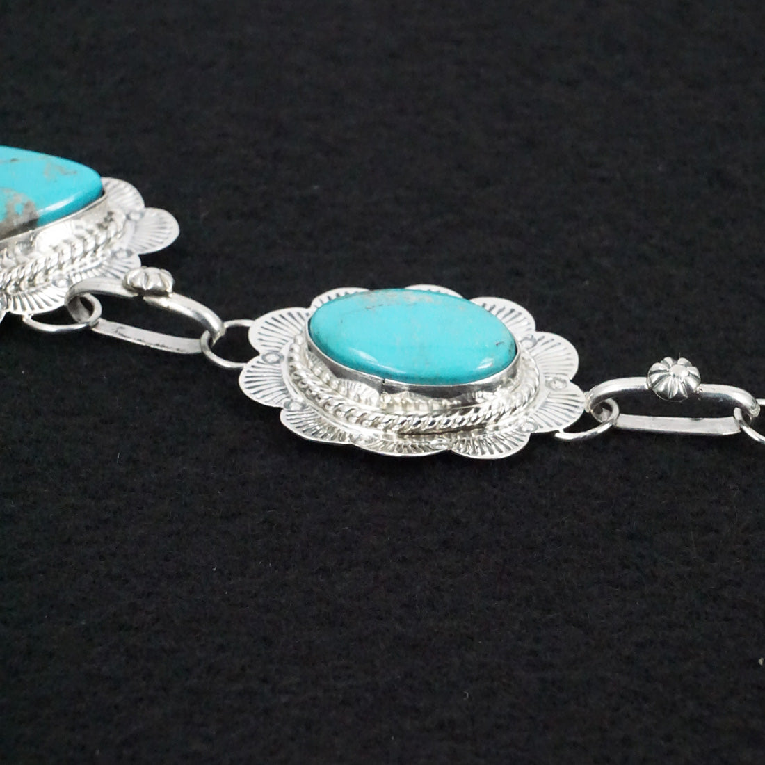 Vernon Johnson Turquoise & Sterling Silver Necklace