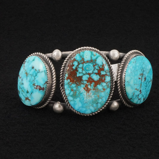 Ray Nez Turquoise & Sterling Silver Bracelet