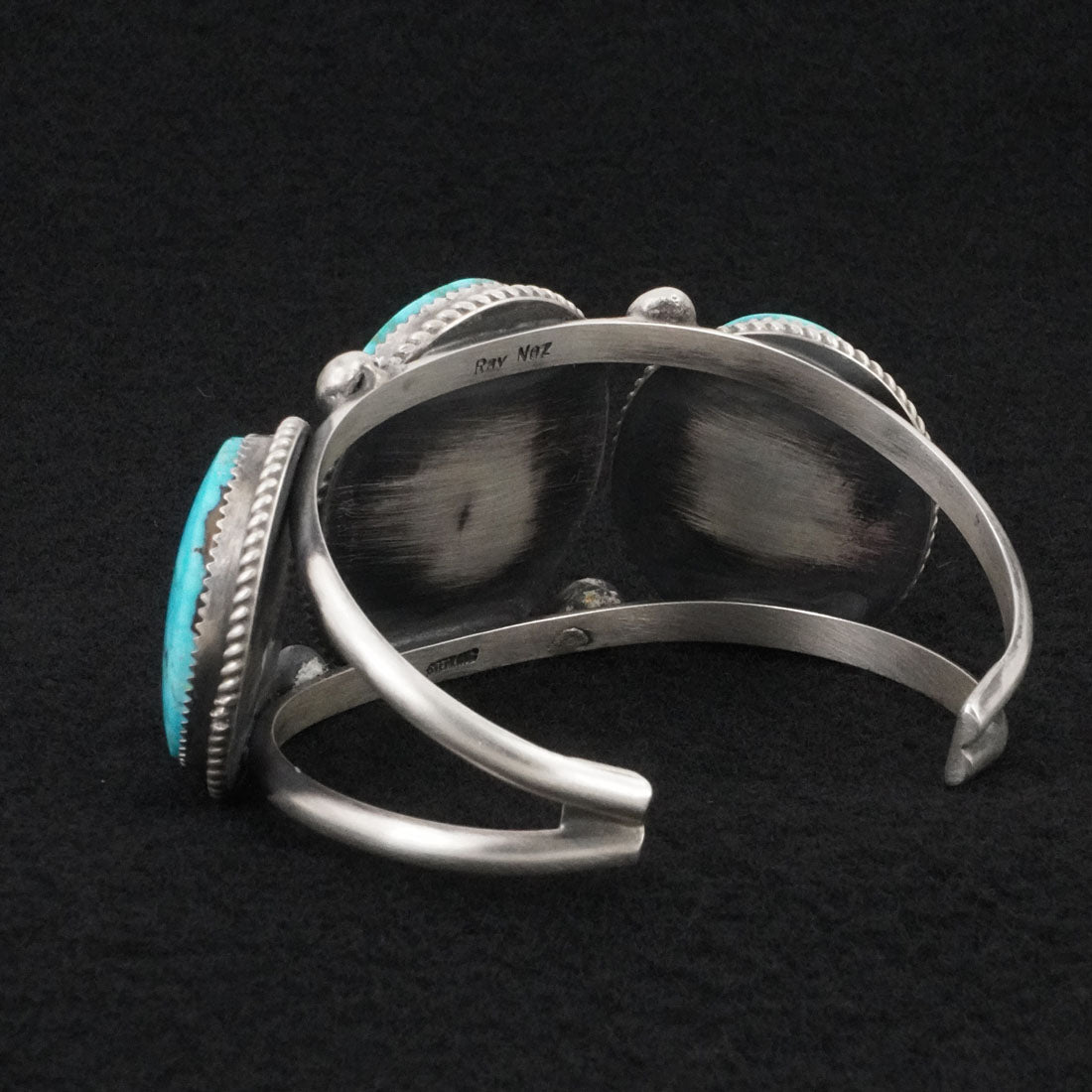 Ray Nez Turquoise & Sterling Silver Bracelet