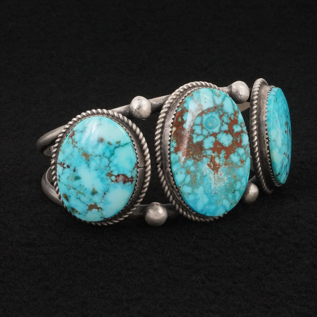 Ray Nez Turquoise & Sterling Silver Bracelet
