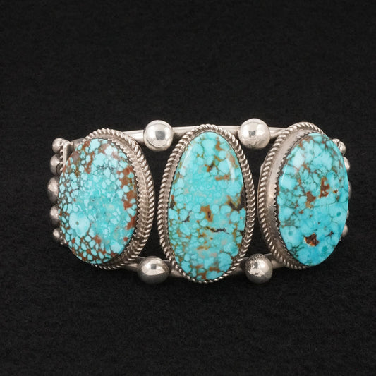 Ray Nez Turquoise & Sterling Silver Bracelet