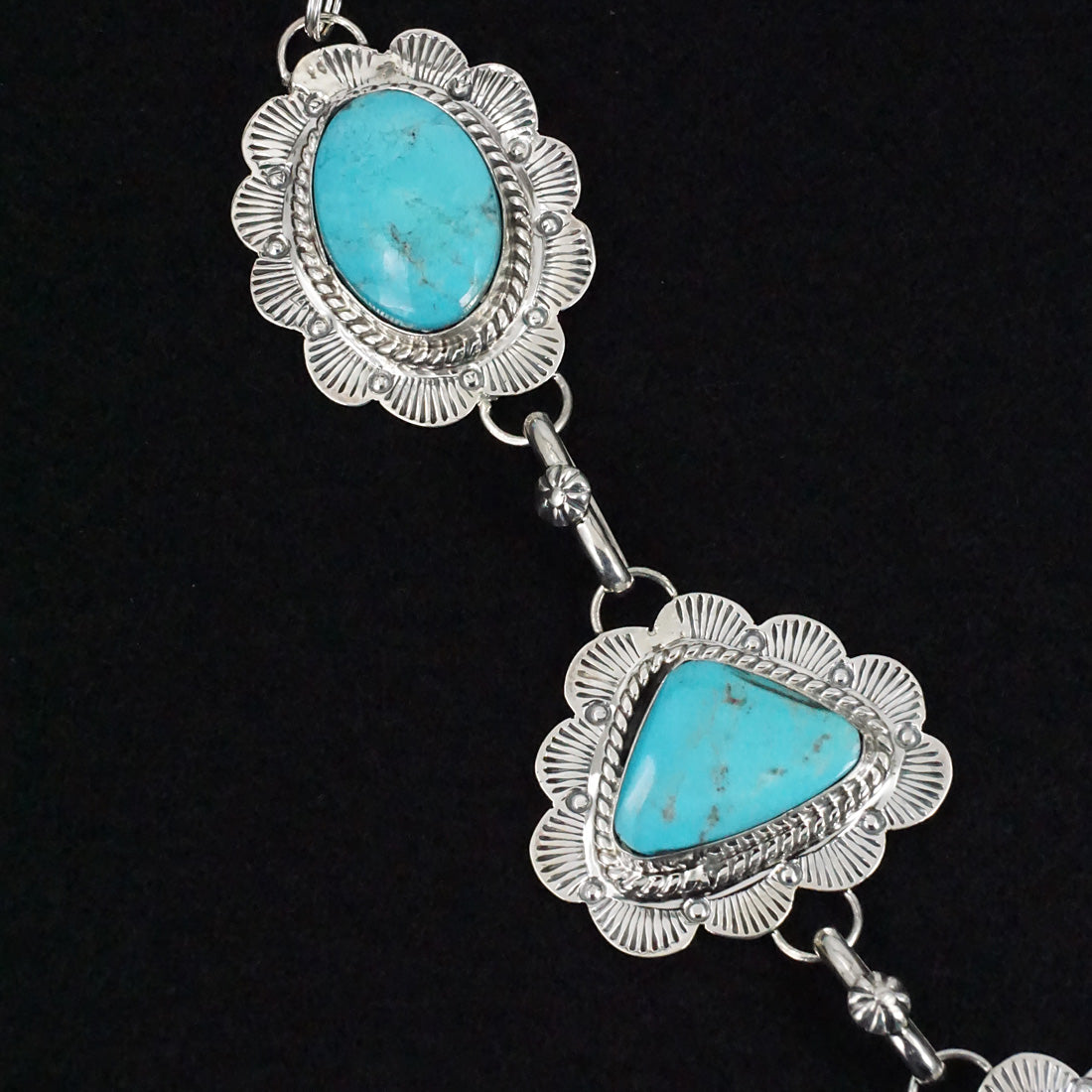 Vernon Johnson Turquoise & Sterling Silver Necklace