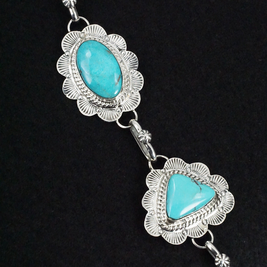 Vernon Johnson Turquoise & Sterling Silver Necklace