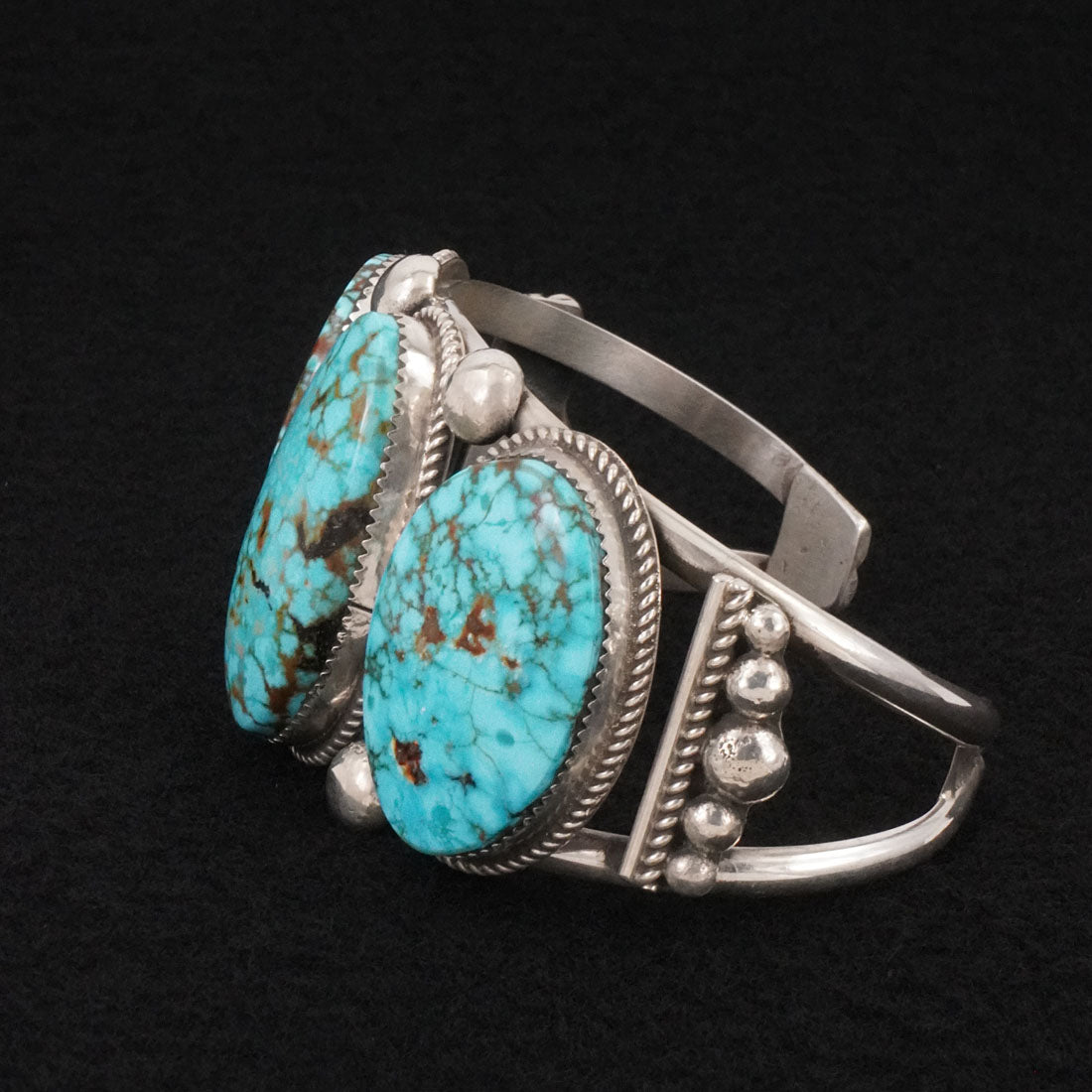 Ray Nez Turquoise & Sterling Silver Bracelet