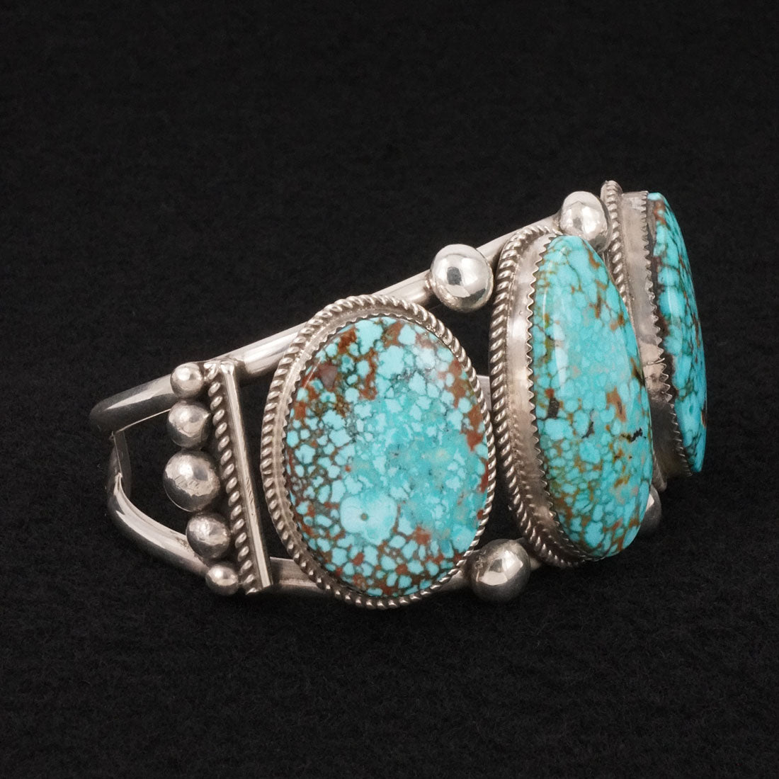 Ray Nez Turquoise & Sterling Silver Bracelet