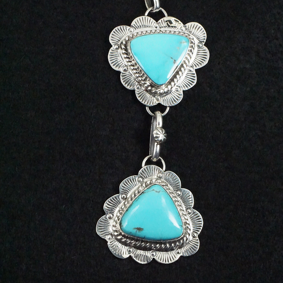 Vernon Johnson Turquoise & Sterling Silver Necklace