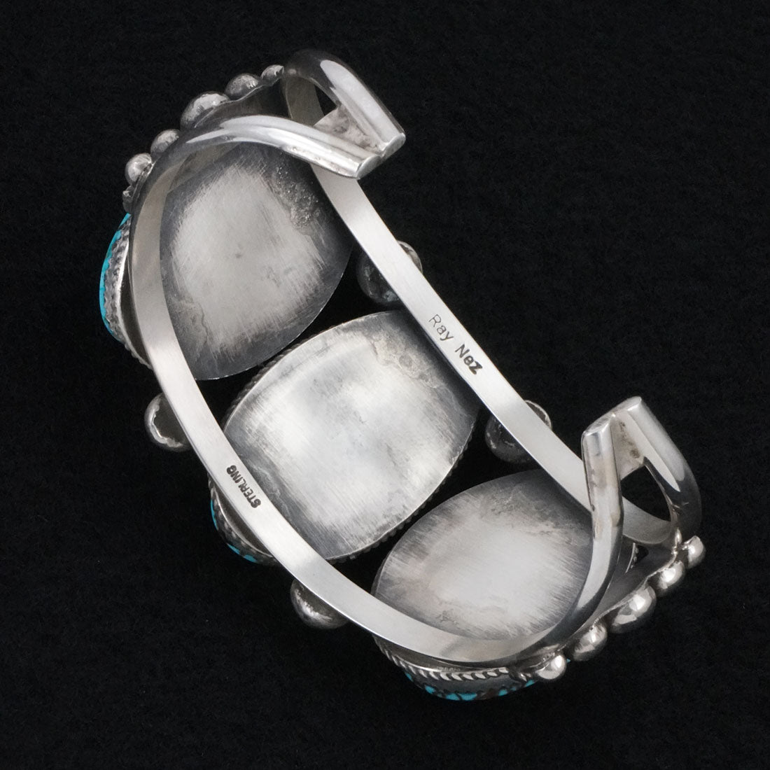 Ray Nez Turquoise & Sterling Silver Bracelet