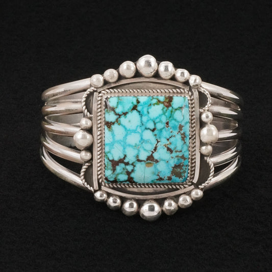 Ray Nez Turquoise & Sterling Silver Bracelet