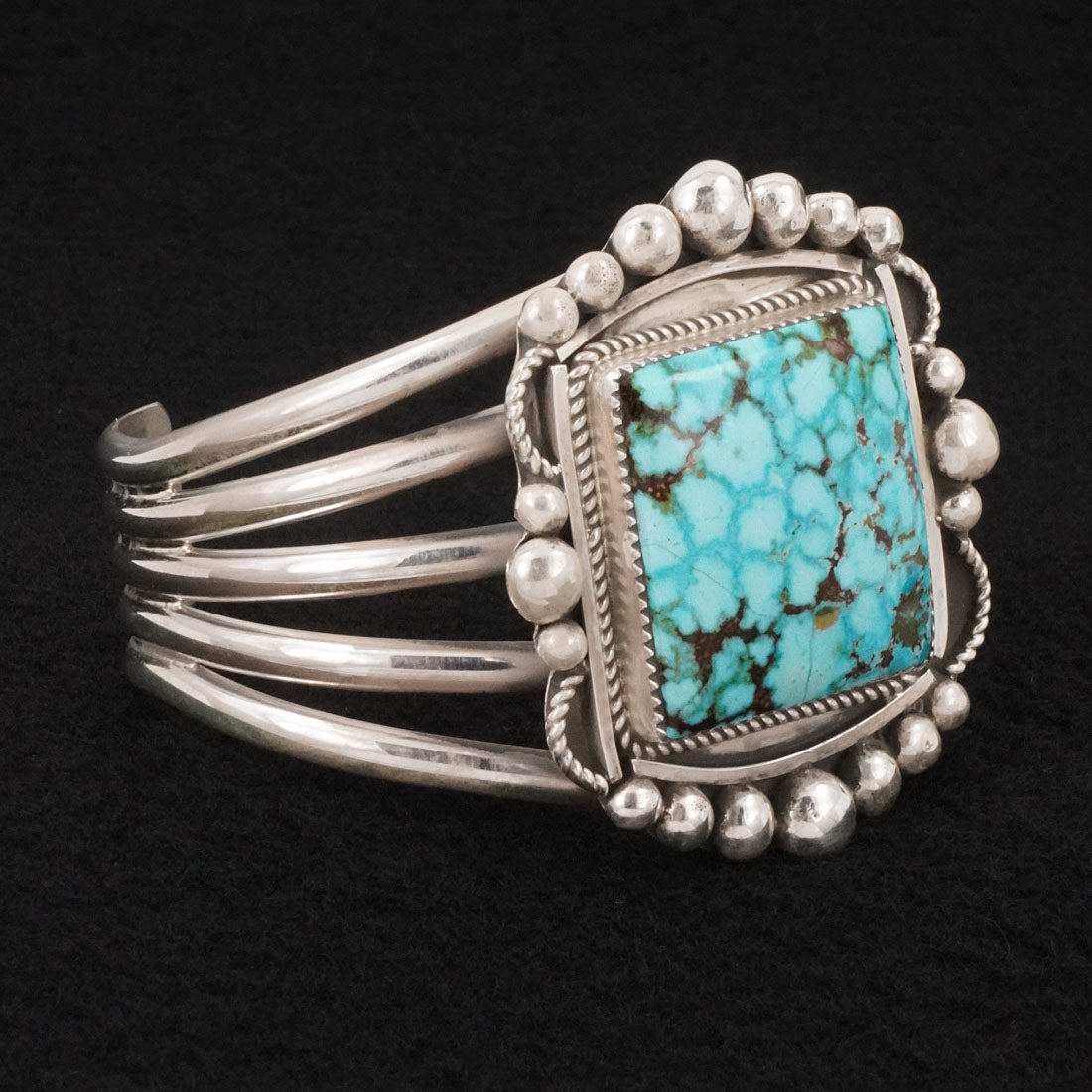 Ray Nez Turquoise & Sterling Silver Bracelet