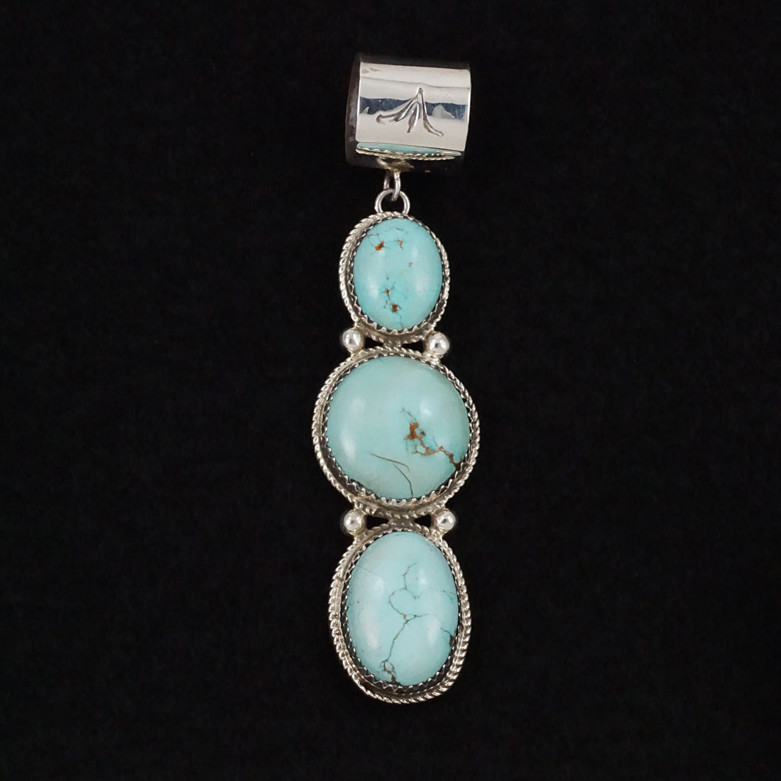 Ernest Hawthorne Turquoise & Sterling Silver Pendant