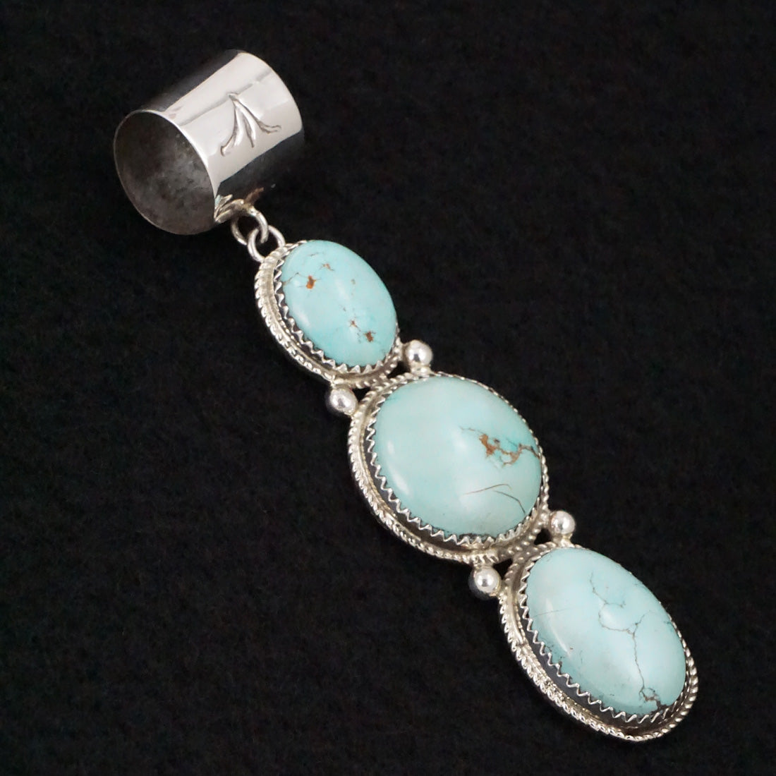 Ernest Hawthorne Turquoise & Sterling Silver Pendant