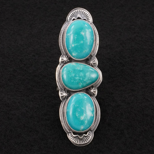 Randy Boyd Turquoise & Sterling Silver Ring Adjustable