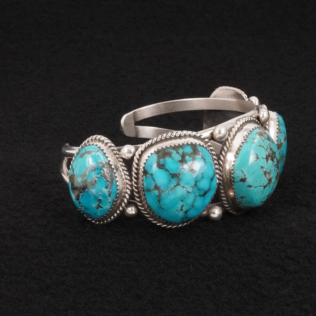 Ray Nez Turquoise & Sterling Silver Bracelet