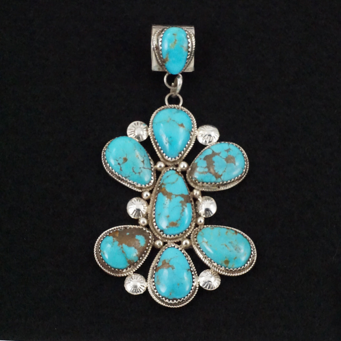 Ernest Hawthorne Turquoise & Sterling Silver Pendant