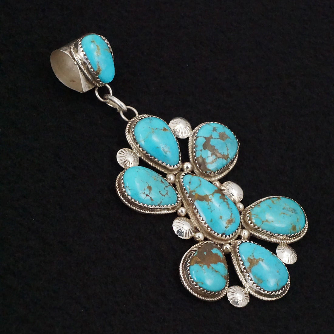 Ernest Hawthorne Turquoise & Sterling Silver Pendant