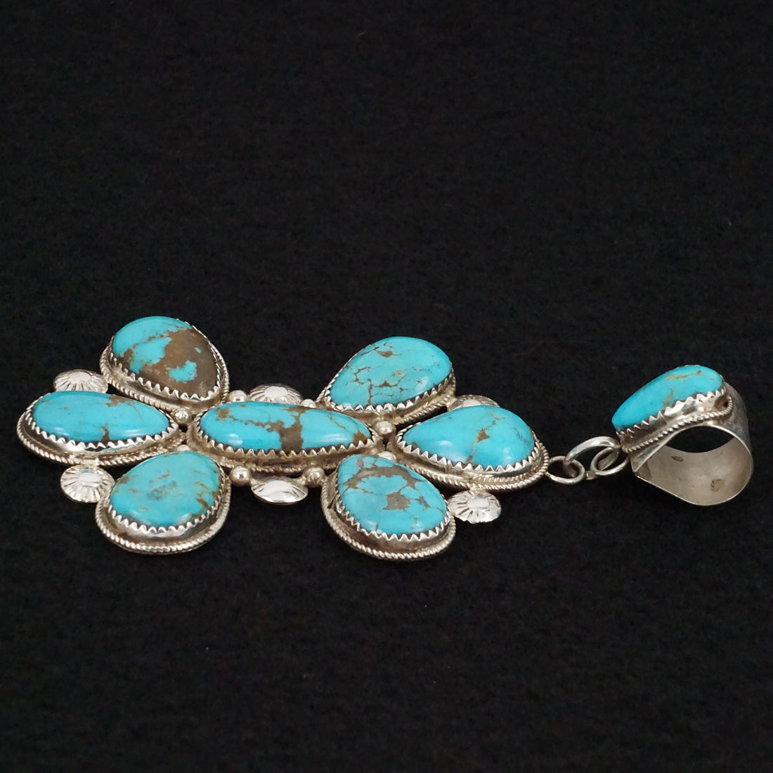 Ernest Hawthorne Turquoise & Sterling Silver Pendant