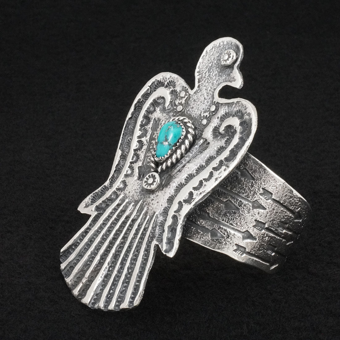 Delbert Arviso Turquoise & Sterling Silver Bracelet