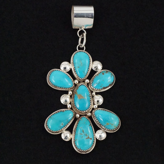 Ernest Hawthorne Turquoise & Sterling Silver Pendant