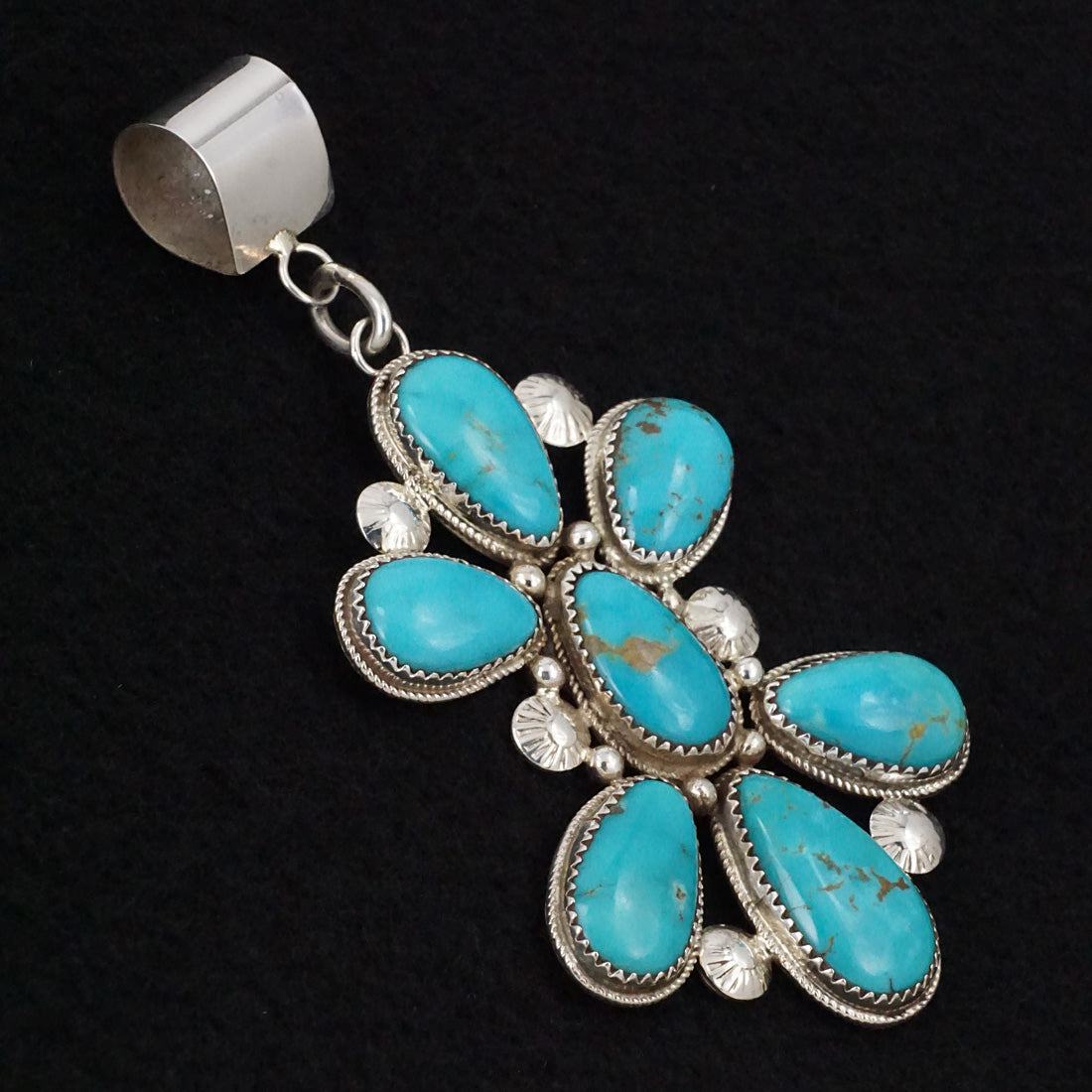 Ernest Hawthorne Turquoise & Sterling Silver Pendant