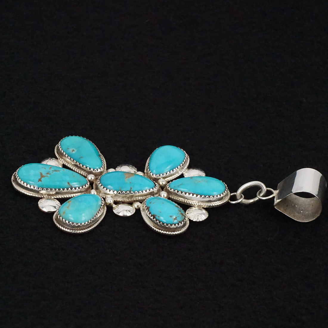 Ernest Hawthorne Turquoise & Sterling Silver Pendant